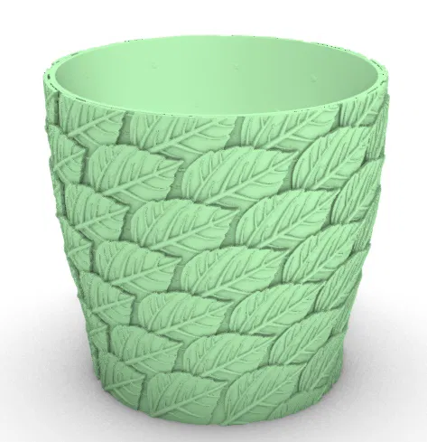 Chậu Hoa Có Lá - Image 1