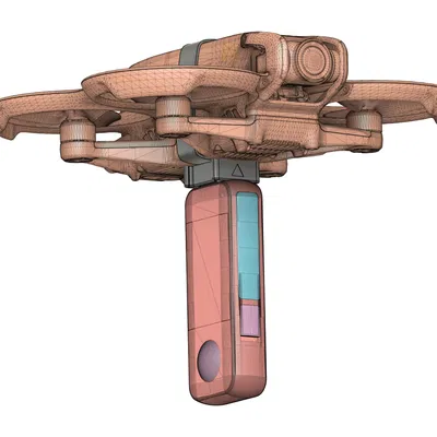 DJI Avata 2 - Giá đỡ camera vít 1/4 inch