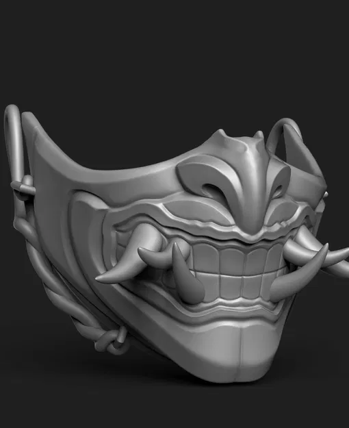 Mặt Nạ Oni - Mặt Quỷ Nhật Bản - Miễn Phí - Image 3