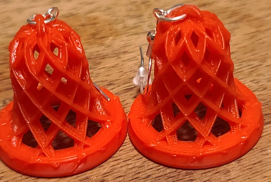 Hoa tai / Đồ trang trí Chuông 3D - Image 3