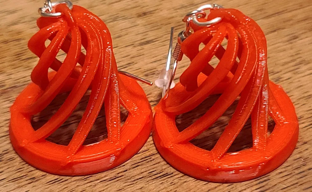 Hoa tai / Đồ trang trí Chuông 3D - Image 4