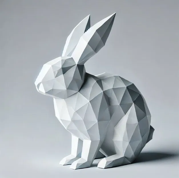 Thỏ Low Poly - Image 1