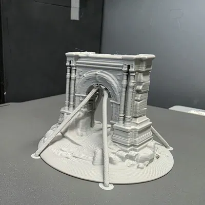 Mô Hình Vòm Gothic Thu Nhỏ