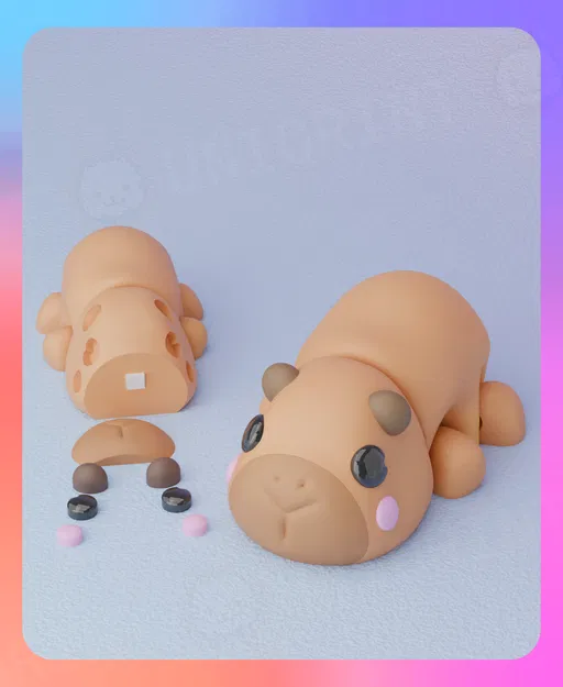 Móc Khóa Chuột Lang Bông (Tách Rời Các Bộ Phận) - Image 1