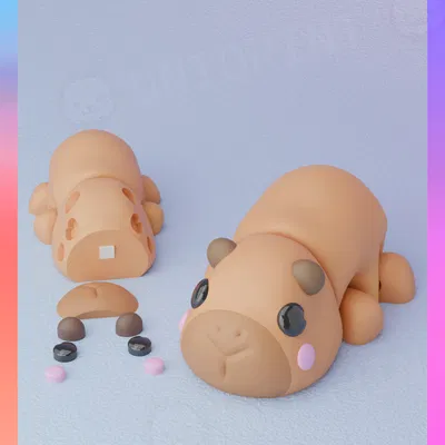 Móc Khóa Chuột Lang Bông (Tách Rời Các Bộ Phận)