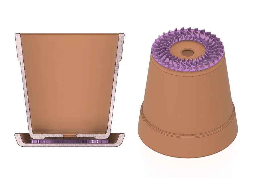 Vòng Đệm Chậu Hoa Tăng Cường Thoát Nước – Nhiều Kích Cỡ - Image 2