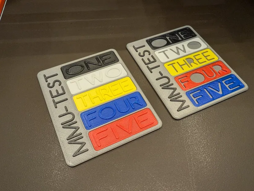 Thử Nghiệm 5 Màu Cho MMU (XL, AMS, v.v.) Có Khay - Image 1