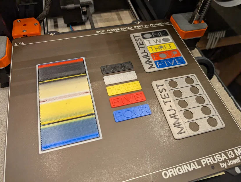 Thử Nghiệm 5 Màu Cho MMU (XL, AMS, v.v.) Có Khay - Image 3