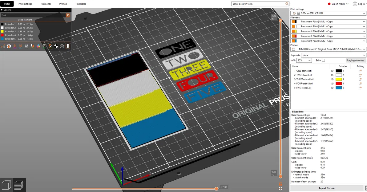 Thử Nghiệm 5 Màu Cho MMU (XL, AMS, v.v.) Có Khay - Image 4