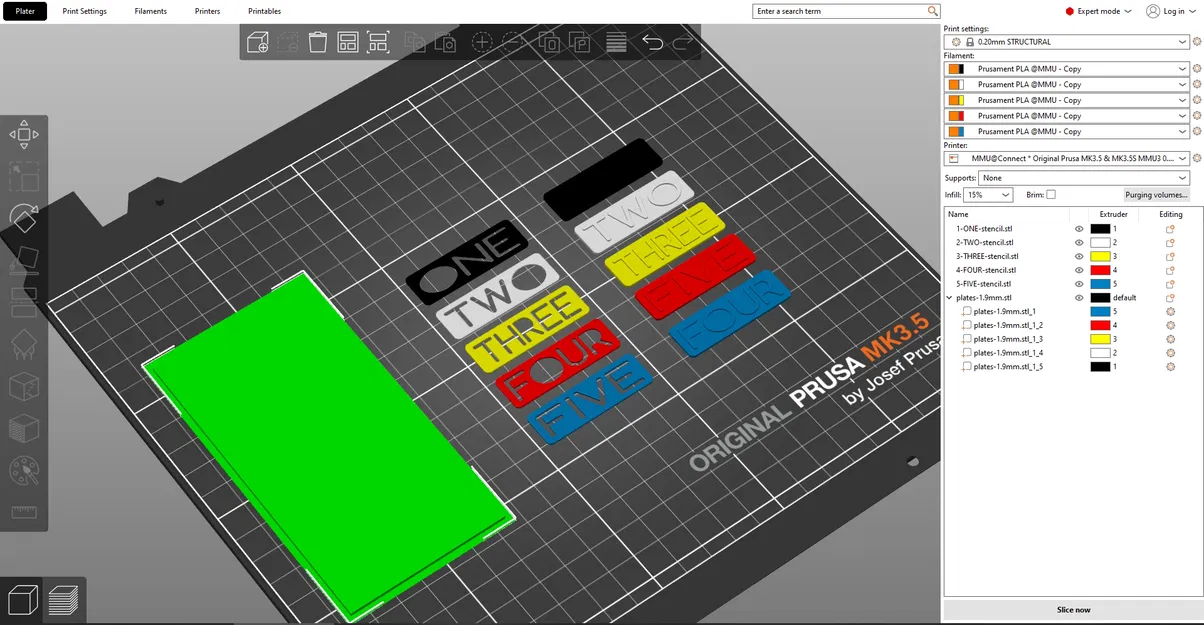 Thử Nghiệm 5 Màu Cho MMU (XL, AMS, v.v.) Có Khay - Image 9