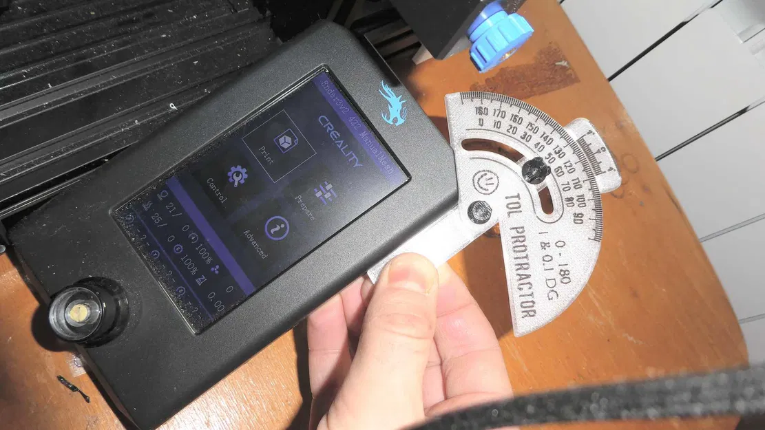 Thước đo độ nhỏ nhất cho mô hình CAD (dụng cụ đo góc chính xác 0.1 độ) - Image 2