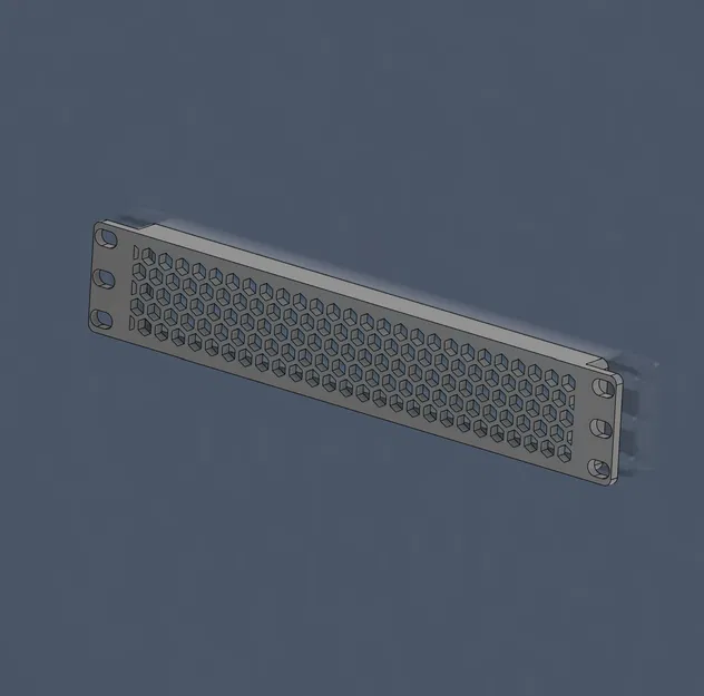 Tấm rack 10 inch chắc chắn Celeste V.2 (thông gió, không quạt) - Image 1