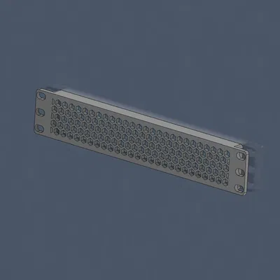 Tấm rack 10 inch chắc chắn Celeste V.2 (thông gió, không quạt)