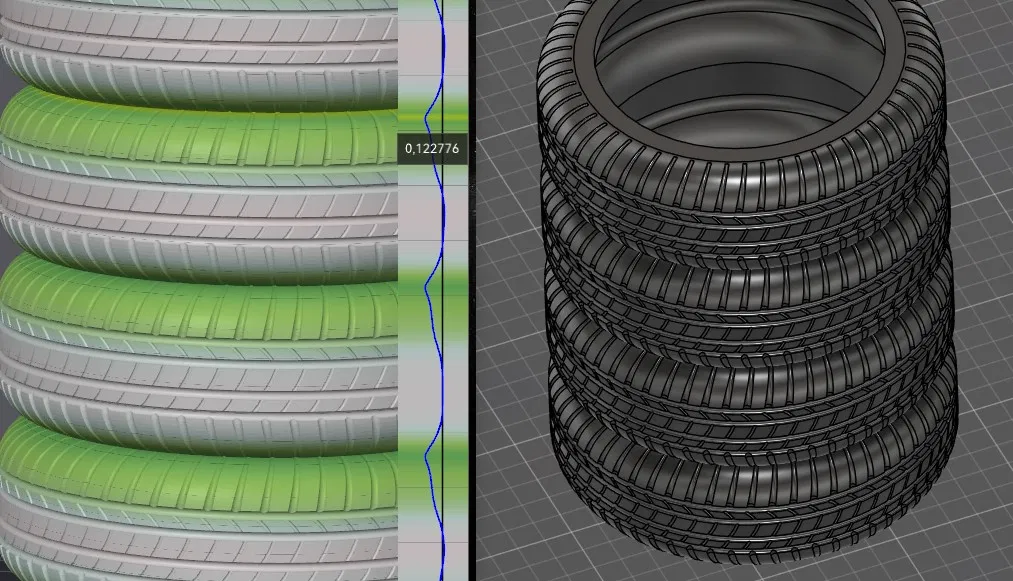 Kệ bút hình lốp xe (Bộ sưu tập TireStyle của Zeciortech) - Image 4