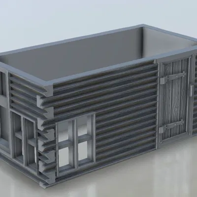 Nhà Gỗ Timber Shed - Mô hình Wargame 28mm