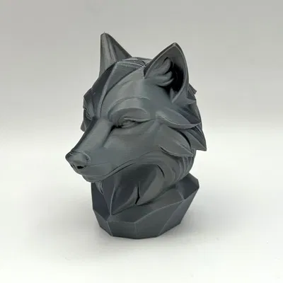 Tượng Đầu Sói Trang Trí