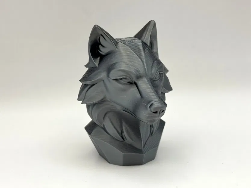 Tượng Đầu Sói Trang Trí - Image 2