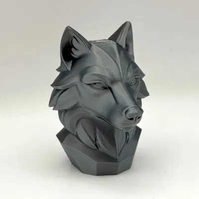 Tượng Đầu Sói Trang Trí