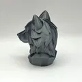 Tượng Đầu Sói Trang Trí - Thumbnail 3