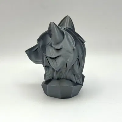 Tượng Đầu Sói Trang Trí