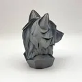 Tượng Đầu Sói Trang Trí - Thumbnail 4