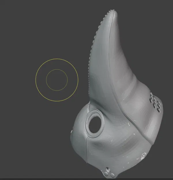 Mặt Nạ Bác Sĩ Dịch Hạch Chỉnh Sửa - Mỏ Dài Hơn - Image 3