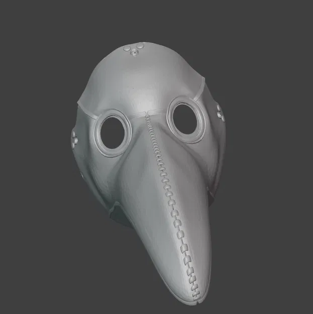 Mặt Nạ Bác Sĩ Dịch Hạch Chỉnh Sửa - Mỏ Dài Hơn - Image 4