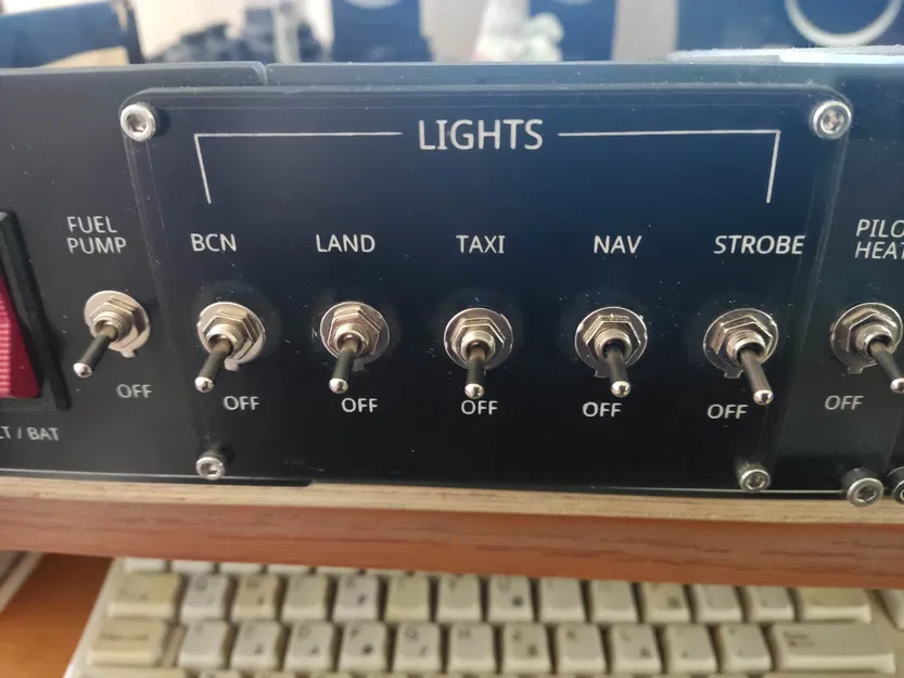 Bảng điều khiển Cessna DIY cho Flight Sim - Image 4