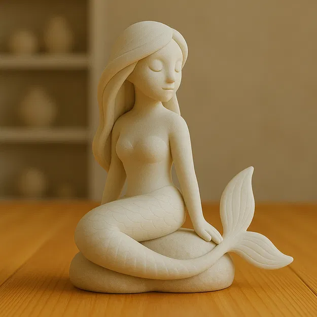 Mô hình Nàng Tiên Cá 3D - Image 1