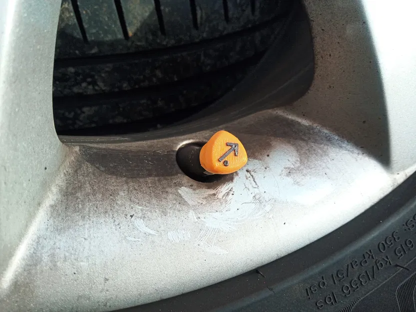 Nắp van lốp có vạch đánh dấu vị trí (Schrader) - Image 2