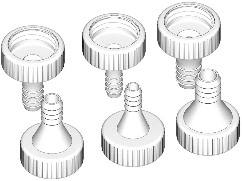 Nắp chai có khớp nối ống - Image 1