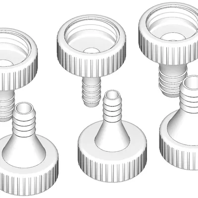 Nắp chai có khớp nối ống