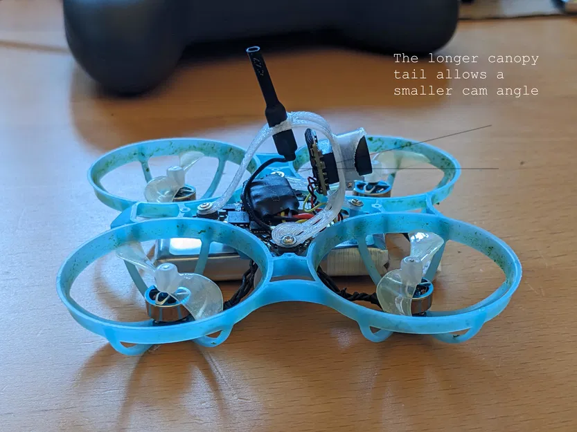 Canopy BetaFPV Air cho góc camera thấp - Dành cho Tinywhoop Air65 và Air75 - Image 3