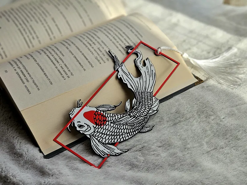 Bookmark Tancho Koi [Có Khung] - Image 1