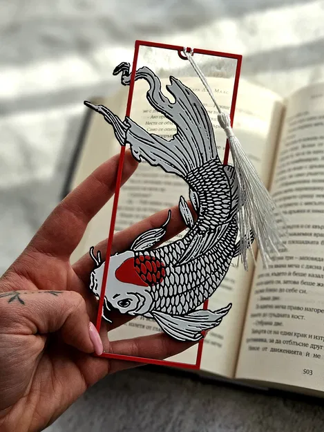 Bookmark Tancho Koi [Có Khung] - Image 5