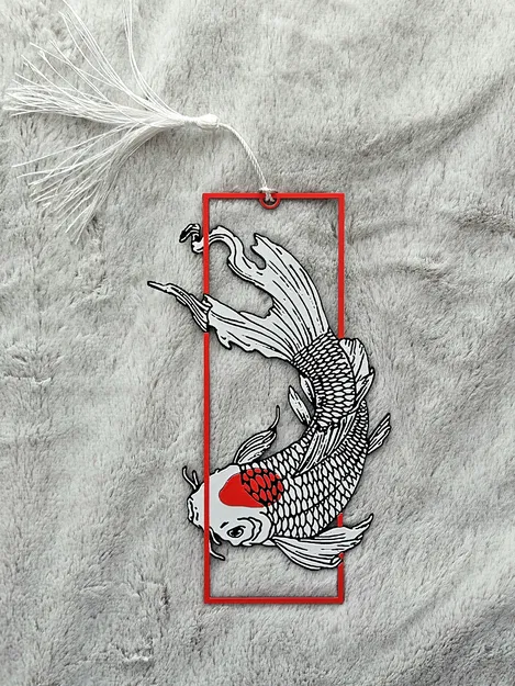 Bookmark Tancho Koi [Có Khung] - Image 7