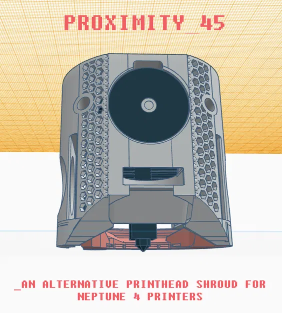 PROXIMITY_45 Chụp Quạt Mô-đun cho Dòng Máy Elegoo Neptune 4 - Image 1