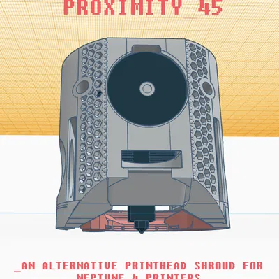 PROXIMITY_45 Chụp Quạt Mô-đun cho Dòng Máy Elegoo Neptune 4