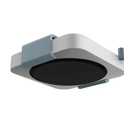 Giá treo Mac mini M1 dưới bàn tối giản (in trên bàn in nhỏ)