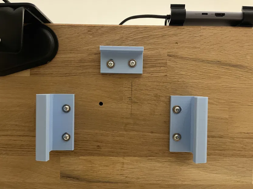 Giá treo Mac mini M1 dưới bàn tối giản (in trên bàn in nhỏ) - Image 6