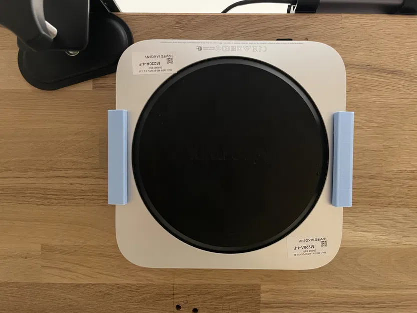 Giá treo Mac mini M1 dưới bàn tối giản (in trên bàn in nhỏ) - Image 7