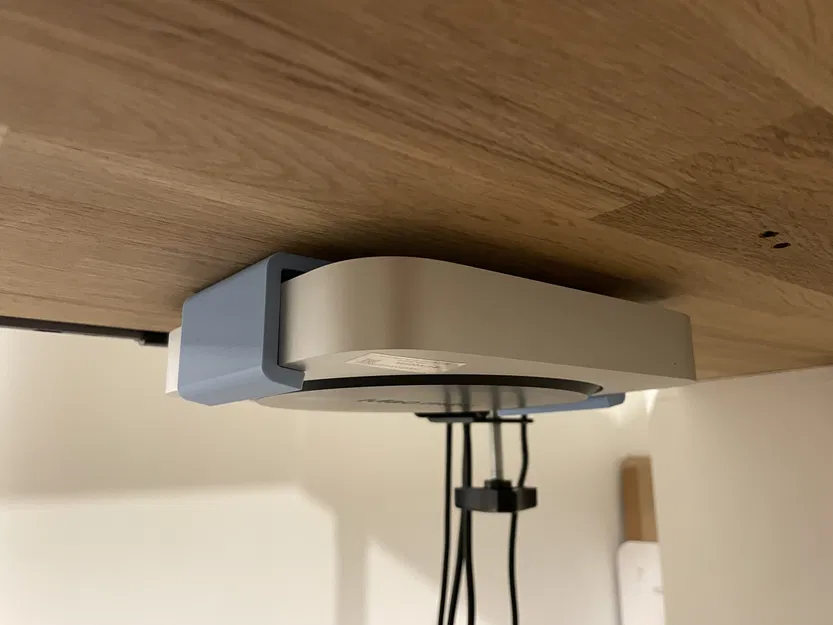 Giá treo Mac mini M1 dưới bàn tối giản (in trên bàn in nhỏ) - Image 9