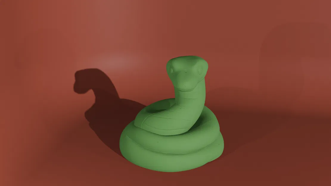 Mô Hình Rắn 3D - Image 2