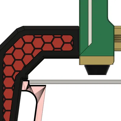 Giá đỡ Box Turtle cho Canopy tophat Voron Trident/2.4