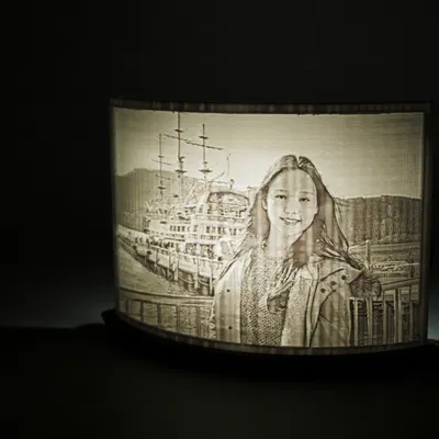 Chân đế đèn Lithophane