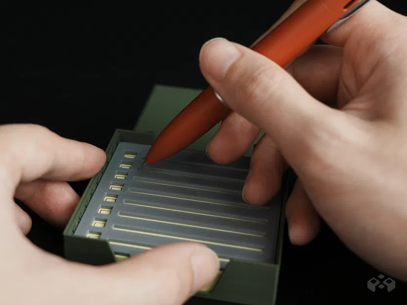 Khay Đựng Giấy Ghi Chú Kumiko Kèm 8 Mẫu Vẽ - Image 3