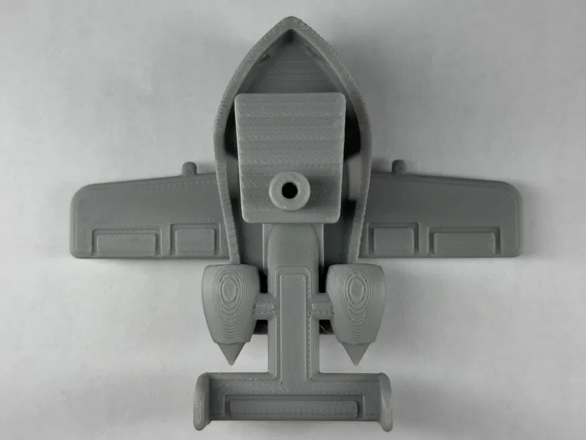 A-10 Benchy Fighter Jet - Mô hình máy bay chiến đấu Benchy độc đáo - Image 3