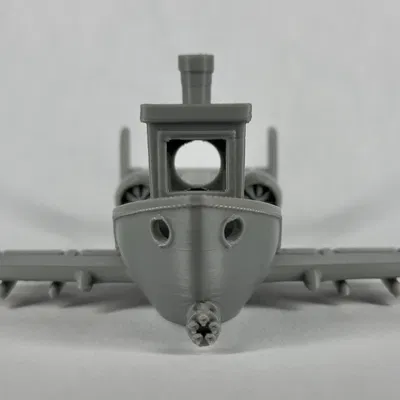 A-10 Benchy Fighter Jet - Mô hình máy bay chiến đấu Benchy độc đáo