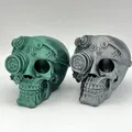 Đầu Lâu Steampunk Bánh Răng - Mô Hình In 3D Độc Đáo - Thumbnail 1