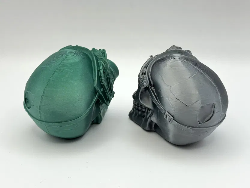 Đầu Lâu Steampunk Bánh Răng - Mô Hình In 3D Độc Đáo - Image 3